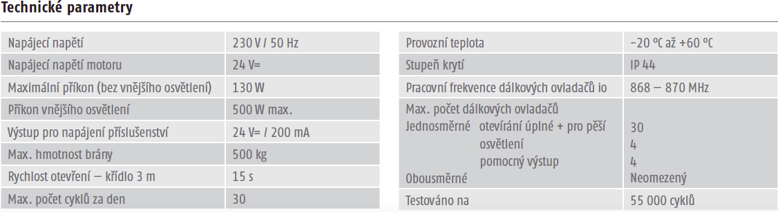 Elixo 500 3S io Tech Param